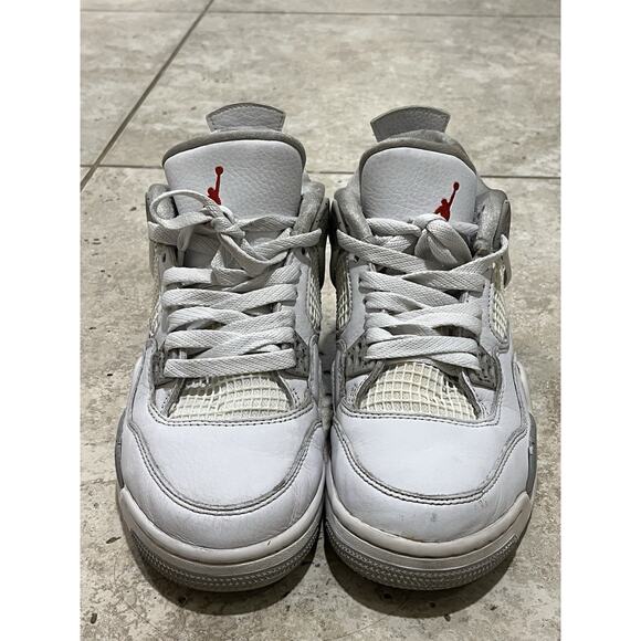 Jordan 4 Retro White Oreo (2021) (GS) DJ4699-100 Size 6Y EUC No Box - Picture 3 of 12